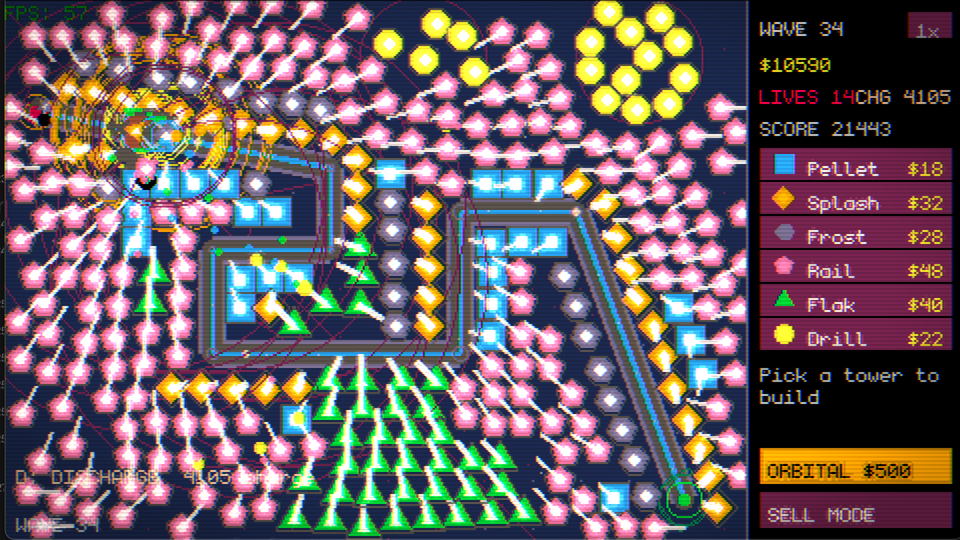 Screenshot 2 for Usagi Geo Tower Defense