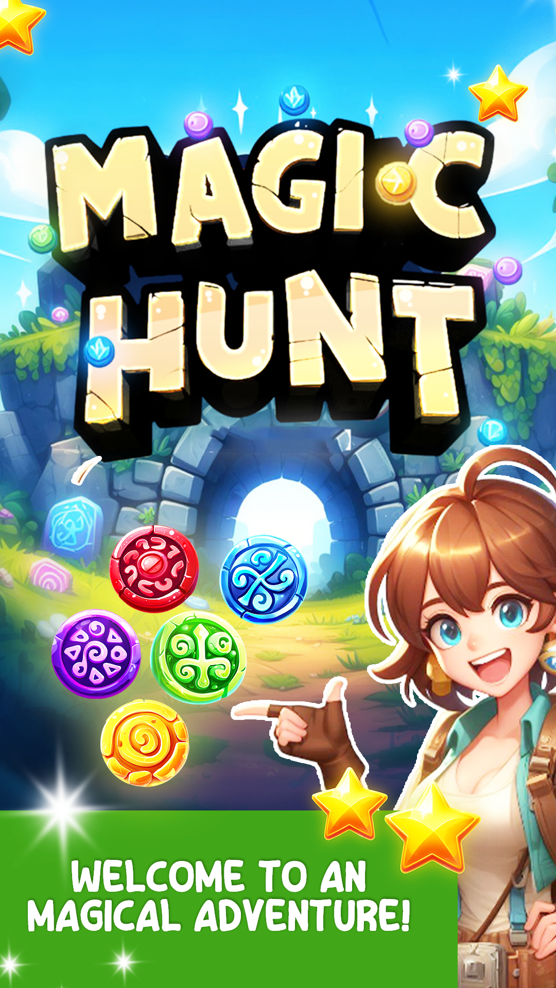Screenshot 4 for Magic Hunt Match 3 Puzzle Rpg Game