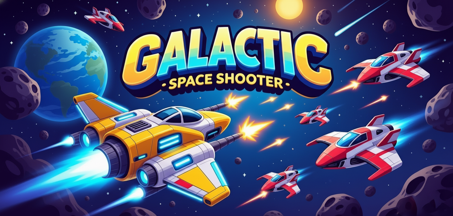 Galactic Space Shooter - Action Space shooter game online by