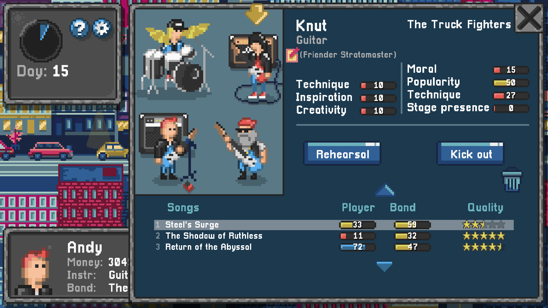 Screenshot 2 for Legends of Rock Demo