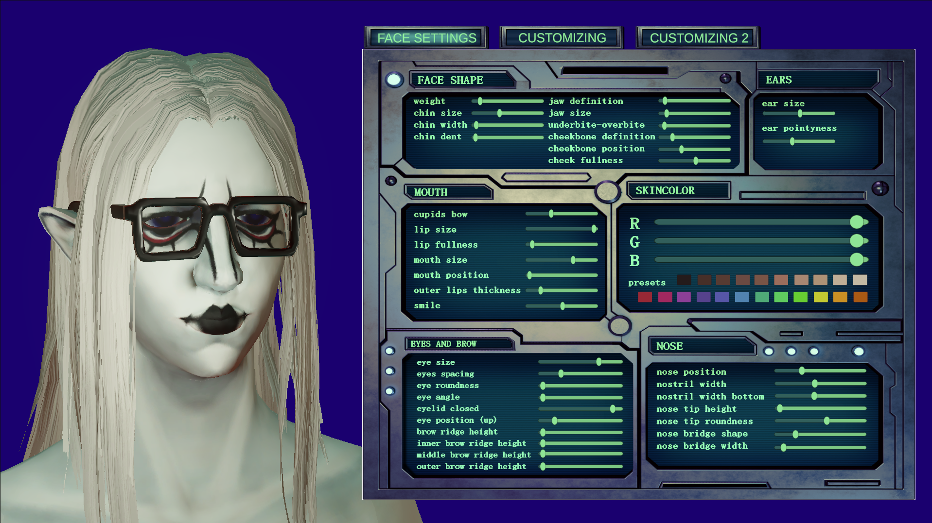 MACHINEMANTIS' Character Creator by MACHINEMANTIS