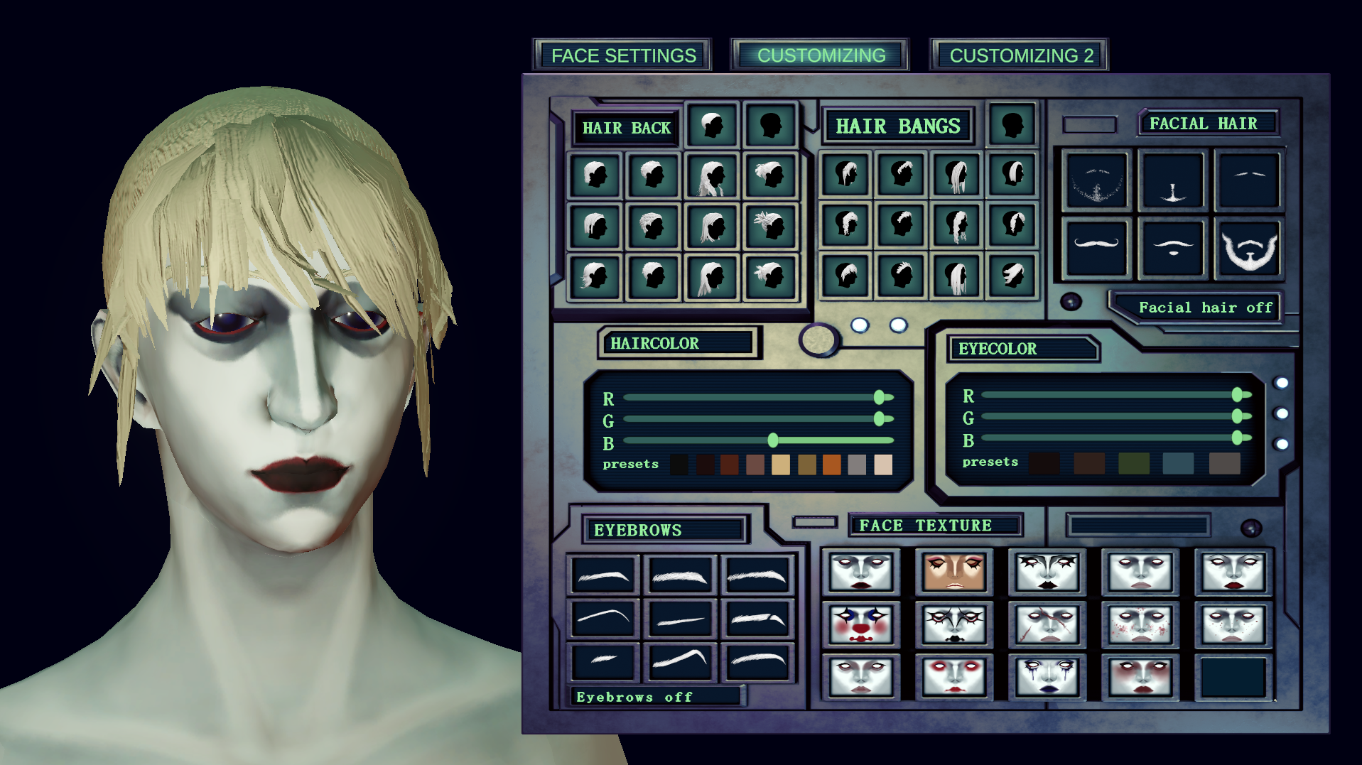 MACHINEMANTIS' Character Creator by MACHINEMANTIS