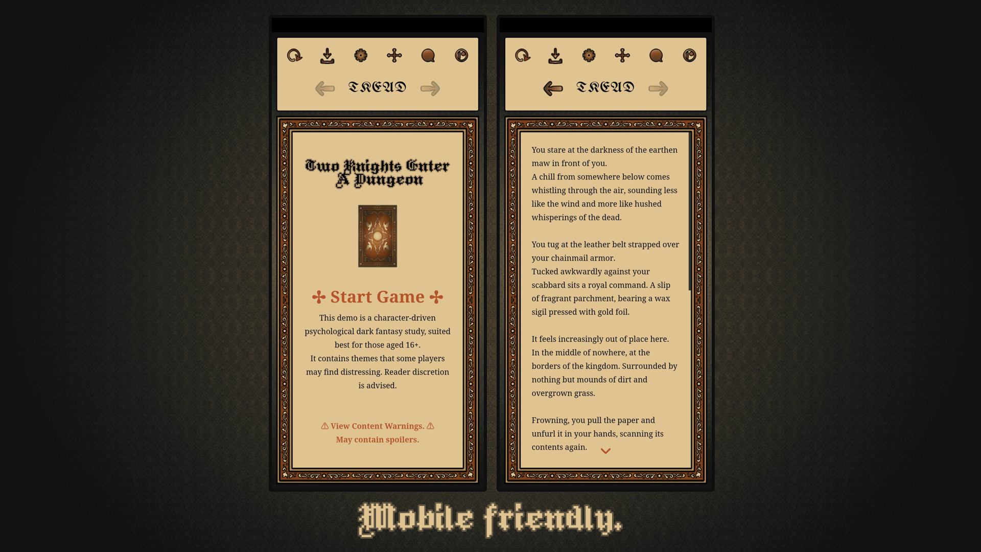 Screenshot 3 for Two Knights Enter a Dungeon