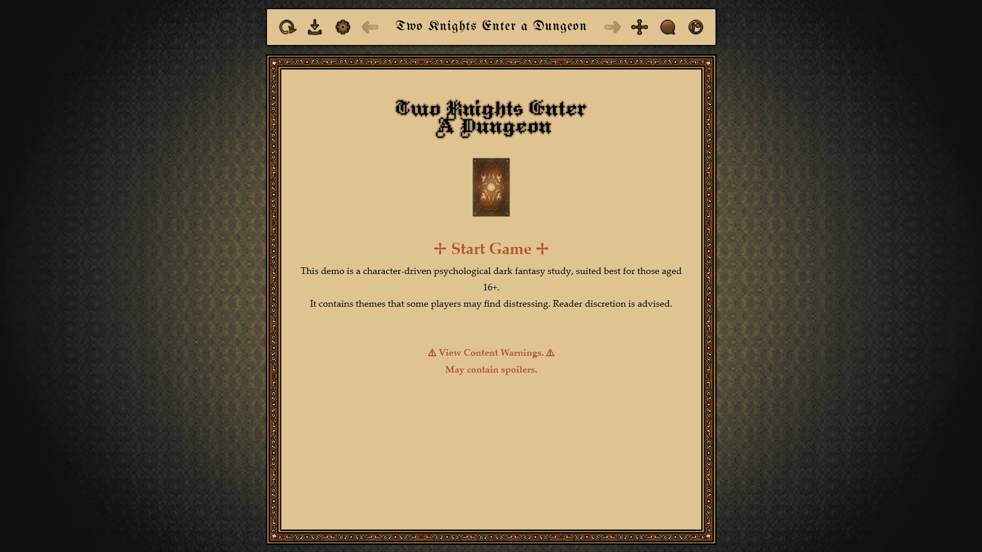 Screenshot 2 for Two Knights Enter a Dungeon