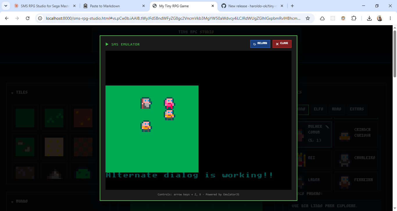 Screenshot 8 for Tiny RPG Studio for Sega Master System