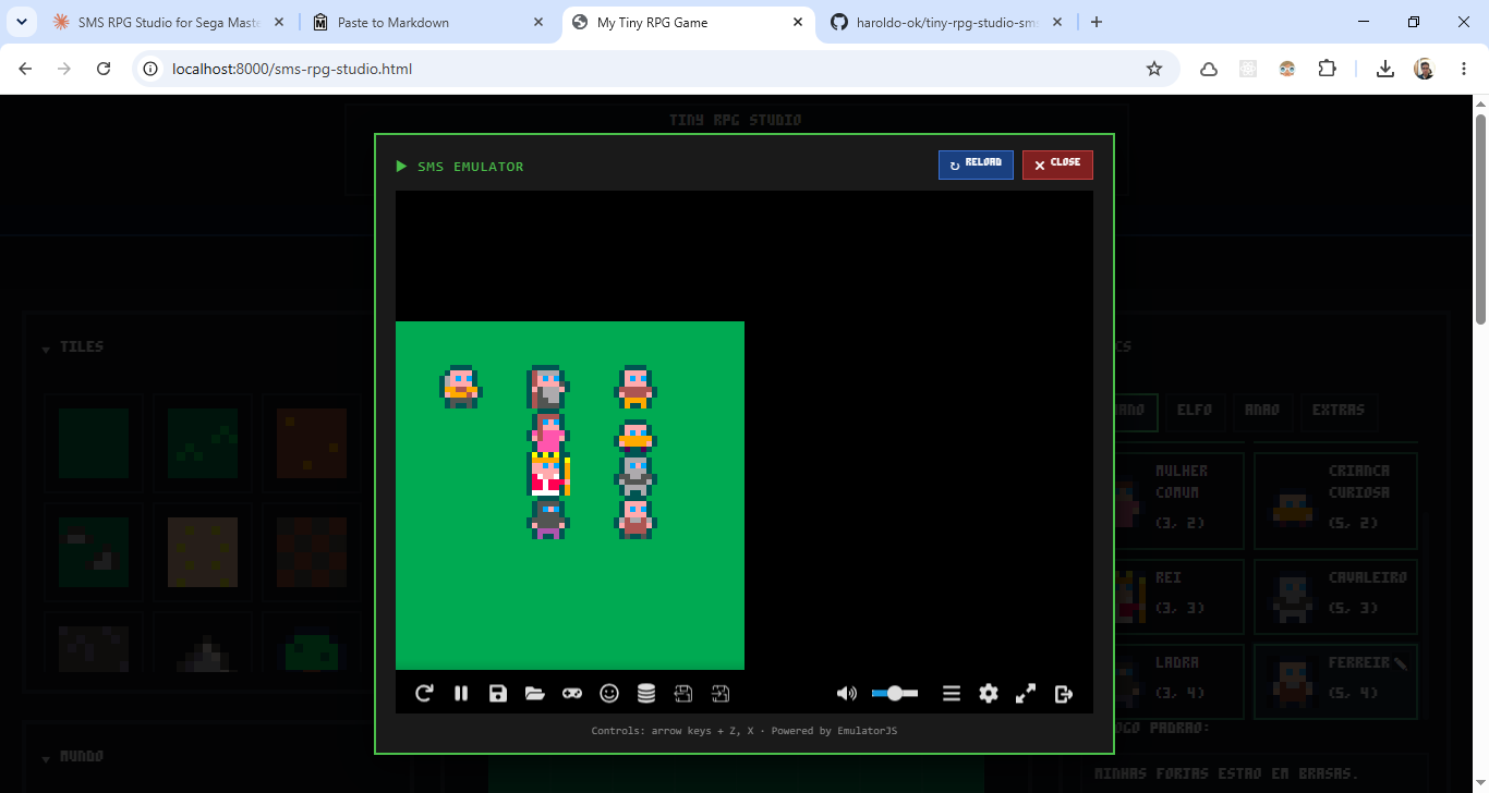 Screenshot 9 for Tiny RPG Studio for Sega Master System