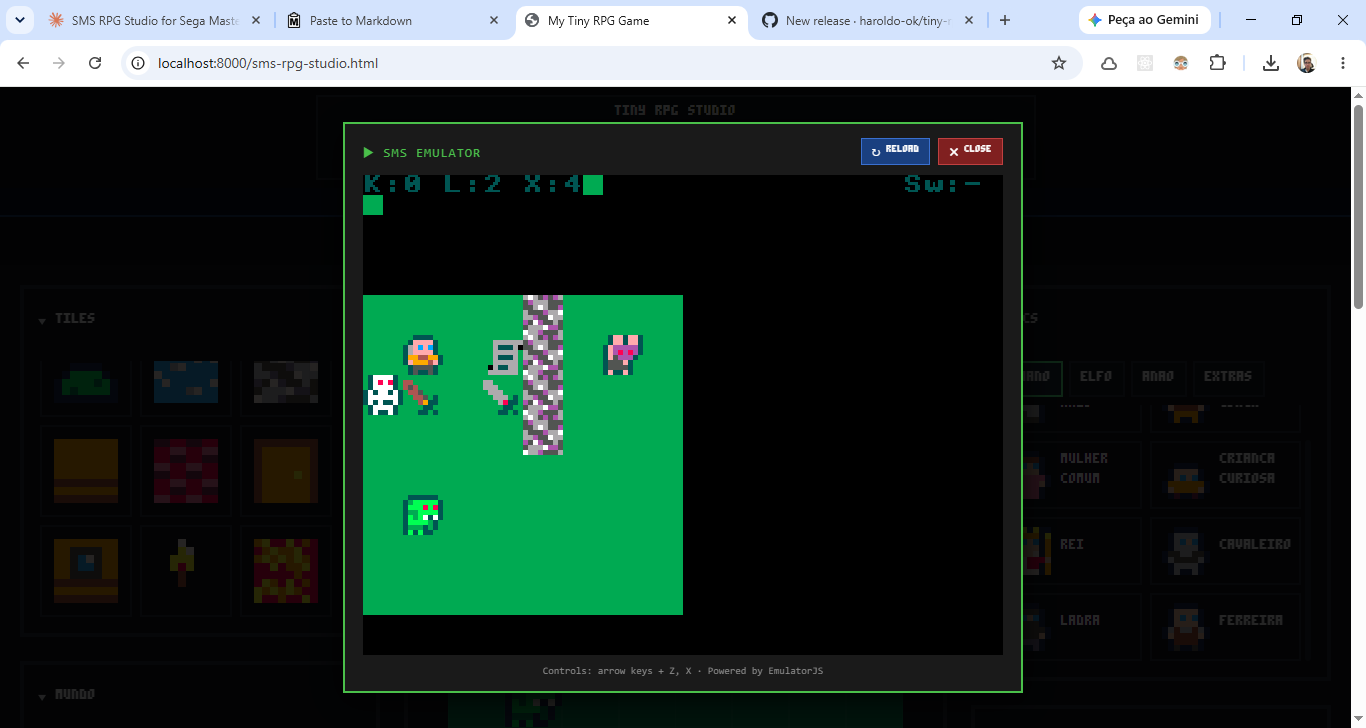 Screenshot 11 for Tiny RPG Studio for Sega Master System