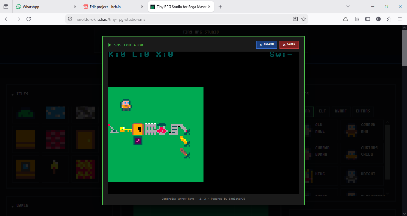 Screenshot 10 for Tiny RPG Studio for Sega Master System