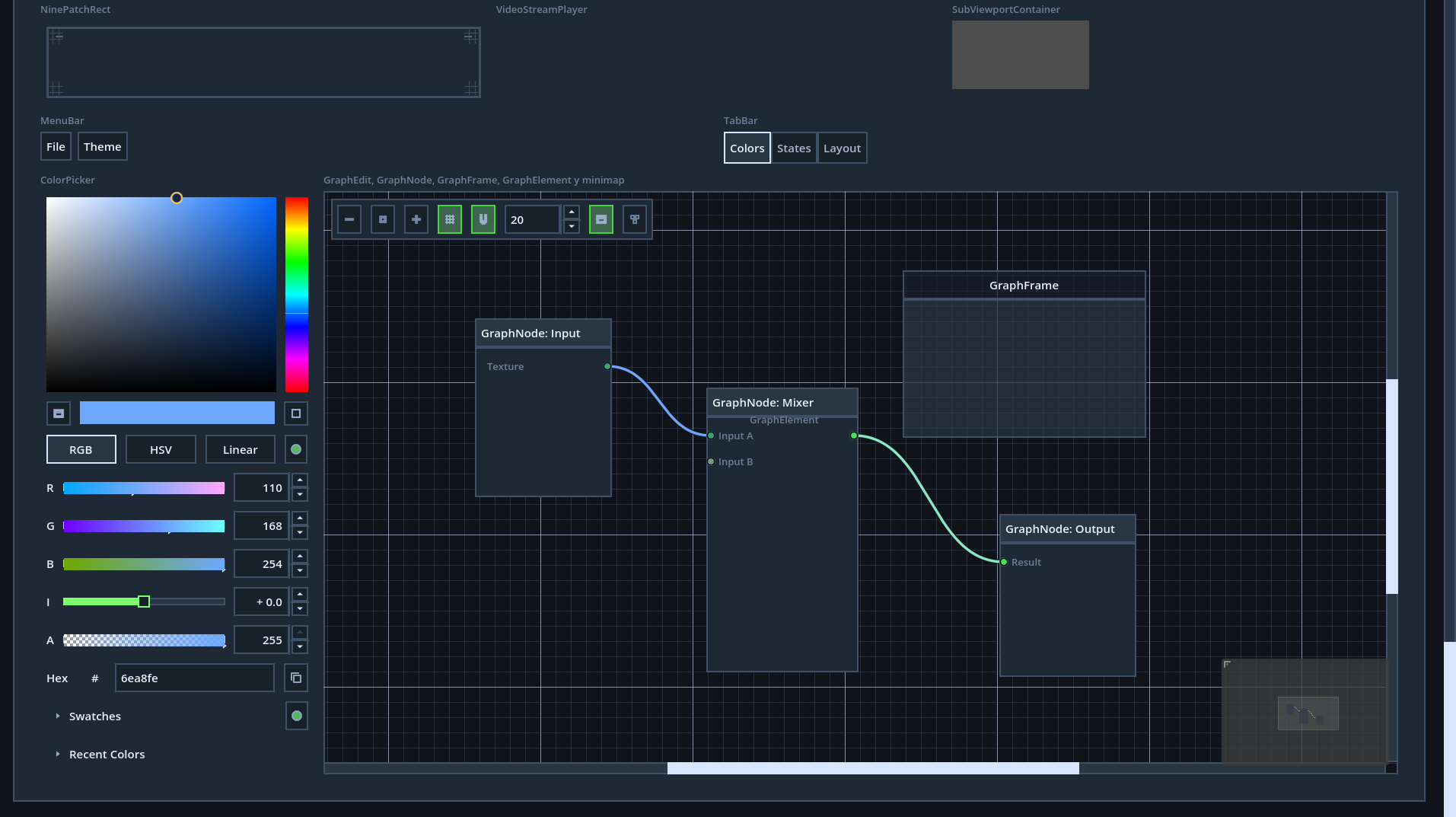 Pixel Grid Godot Theme by GalacticLake