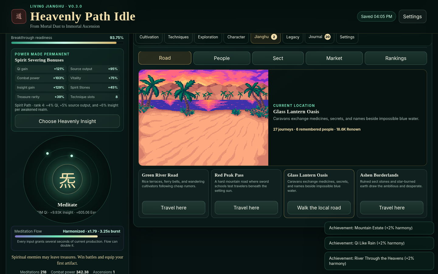 Screenshot 2 for Heavenly Path Idle