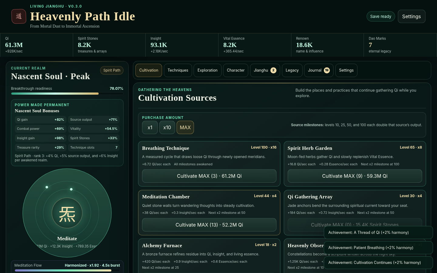Screenshot 3 for Heavenly Path Idle