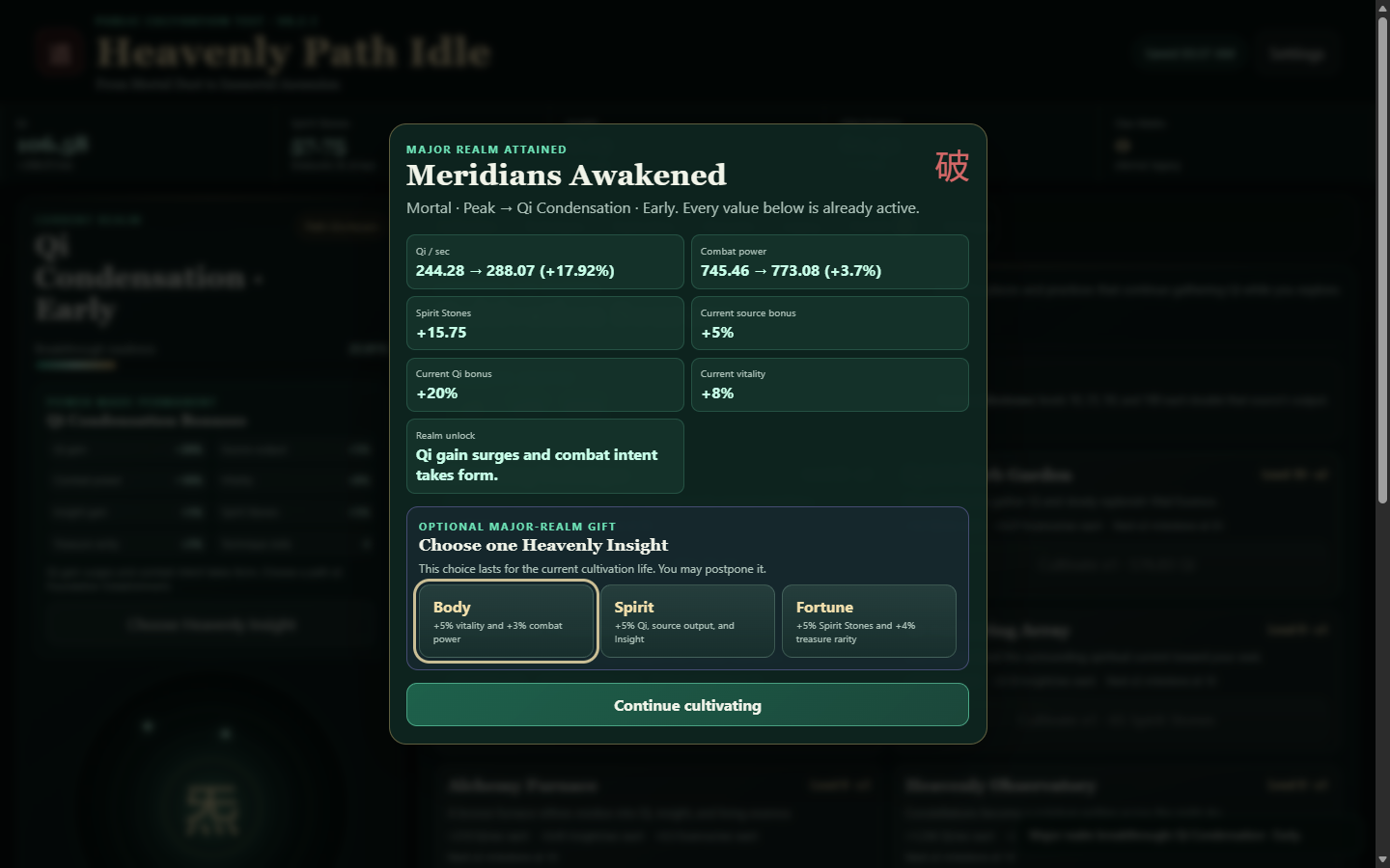 Screenshot 3 for Heavenly Path Idle