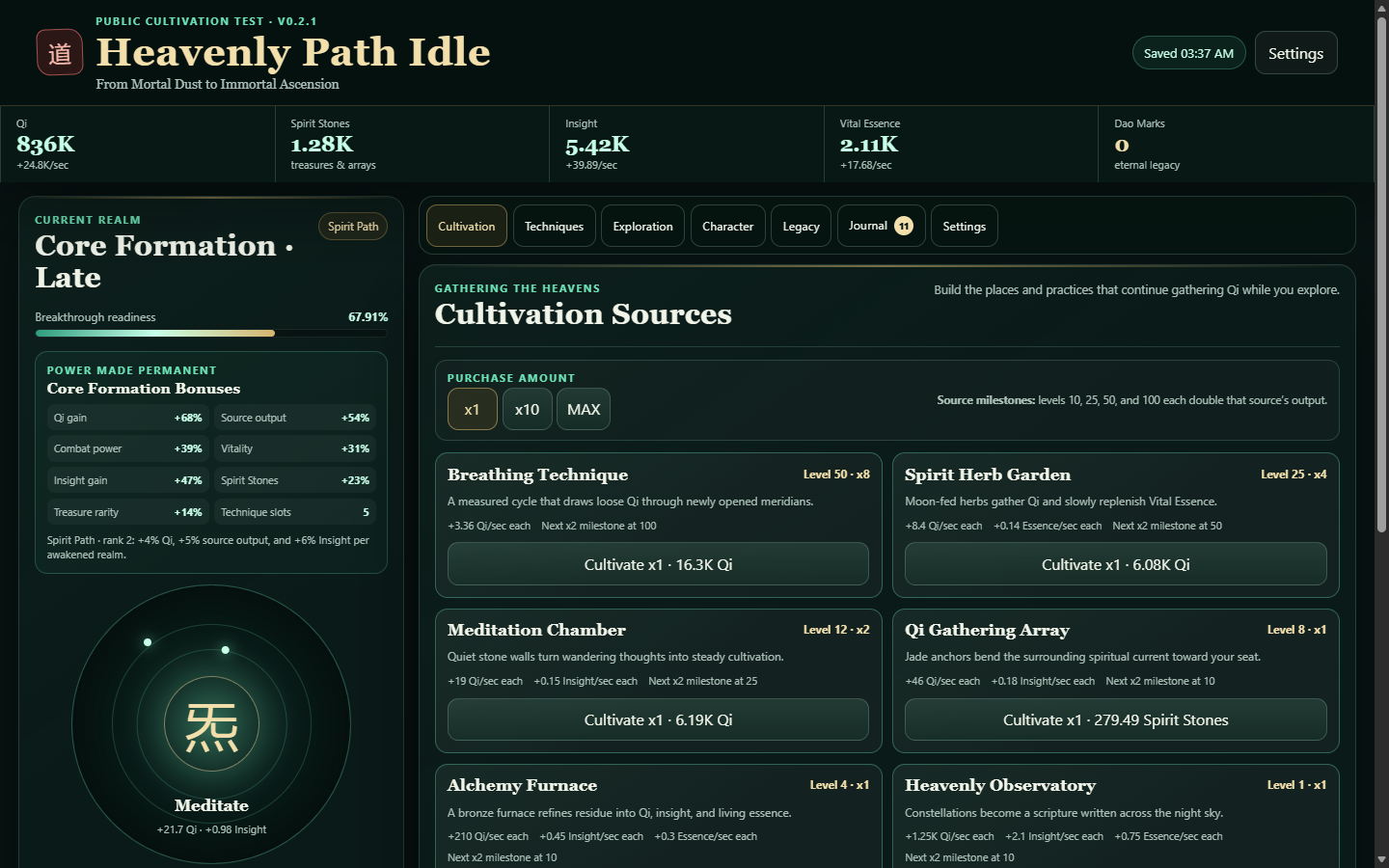 Screenshot 4 for Heavenly Path Idle