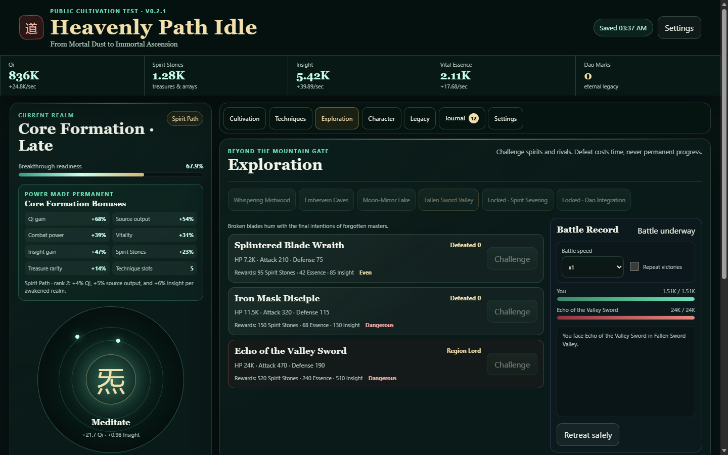 Screenshot 5 for Heavenly Path Idle