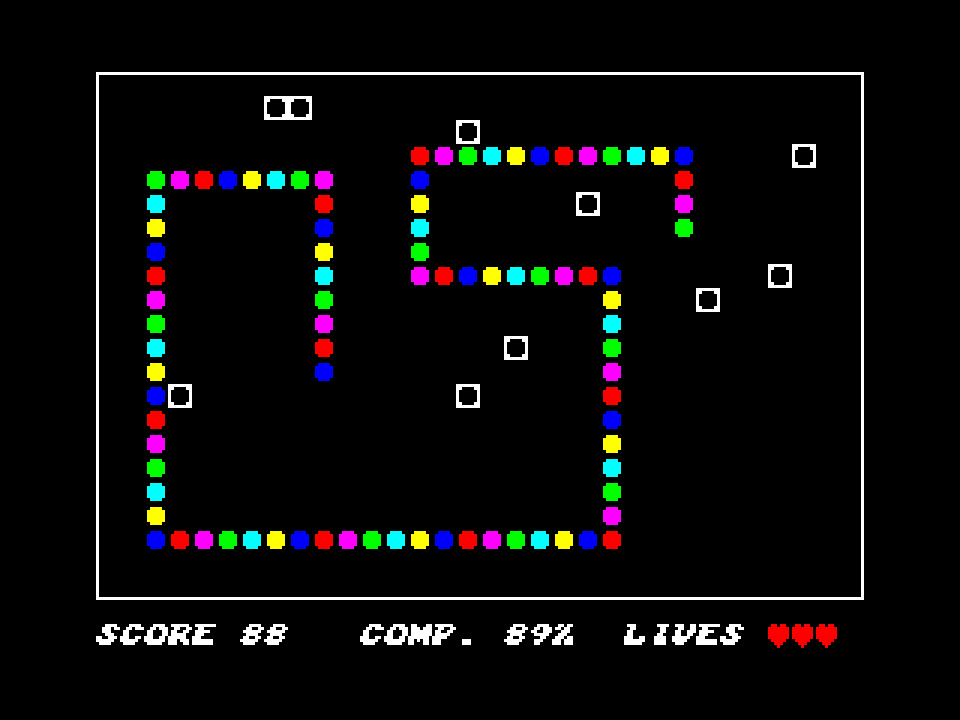 Gameplay de Fryolites Deluxe para ZX Spectrum