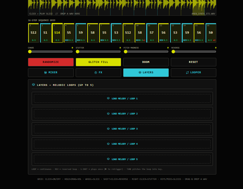 Screenshot 5 for MPC-170 // Cognitive Slicer — Breakcore & Jungle VST