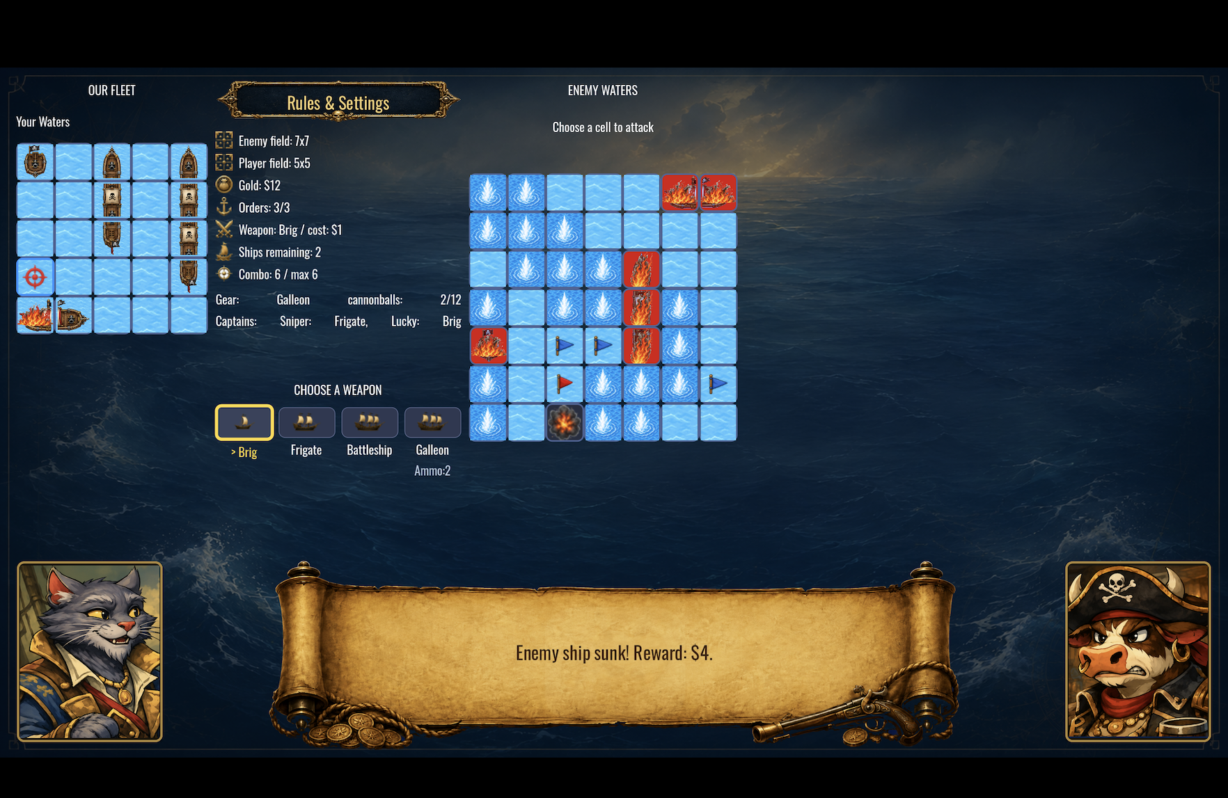 Screenshot 2 for Rogue Fleet: Claws & Horns