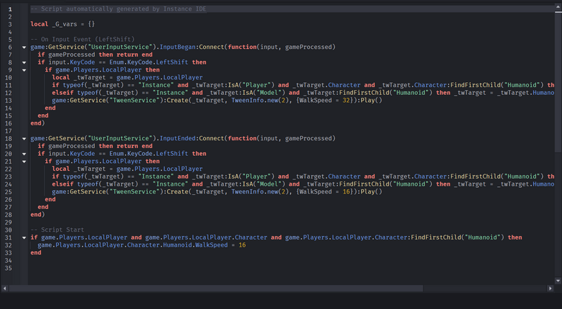 Roblox Instance Instance IDE: Visual Scripting for Roblox by Instance IDE