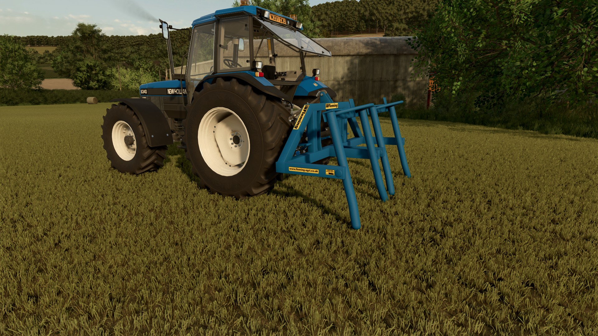 Screenshot 4 for fs25 fleming bale lifter