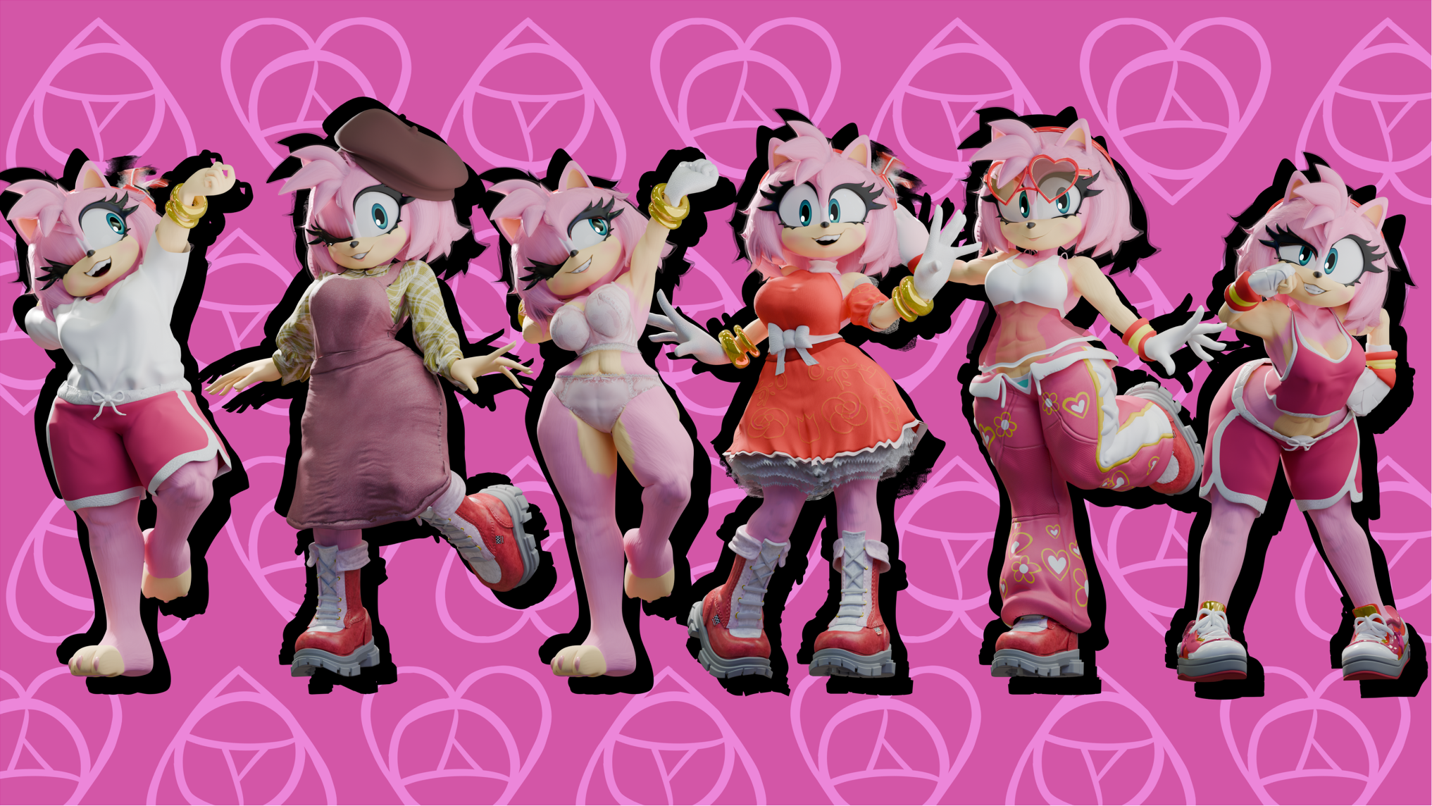 Screenshot 3 for STH - Amy Rose (3D model)