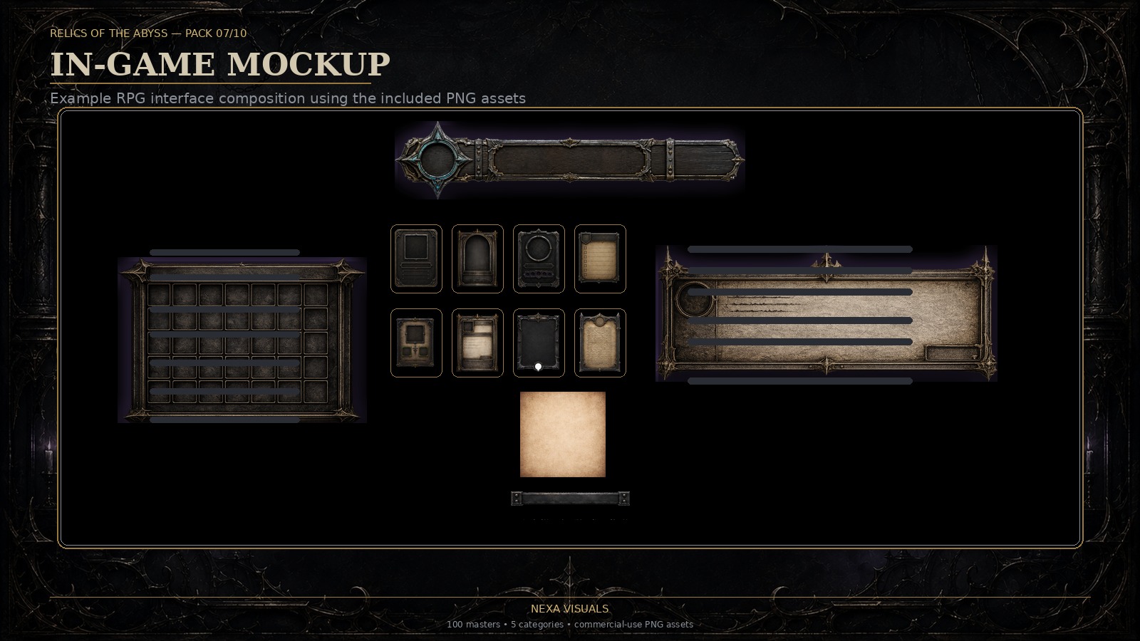 Relics of the Abyss — Iron Covenant: Cathedral Frames Pack 07 is now ...