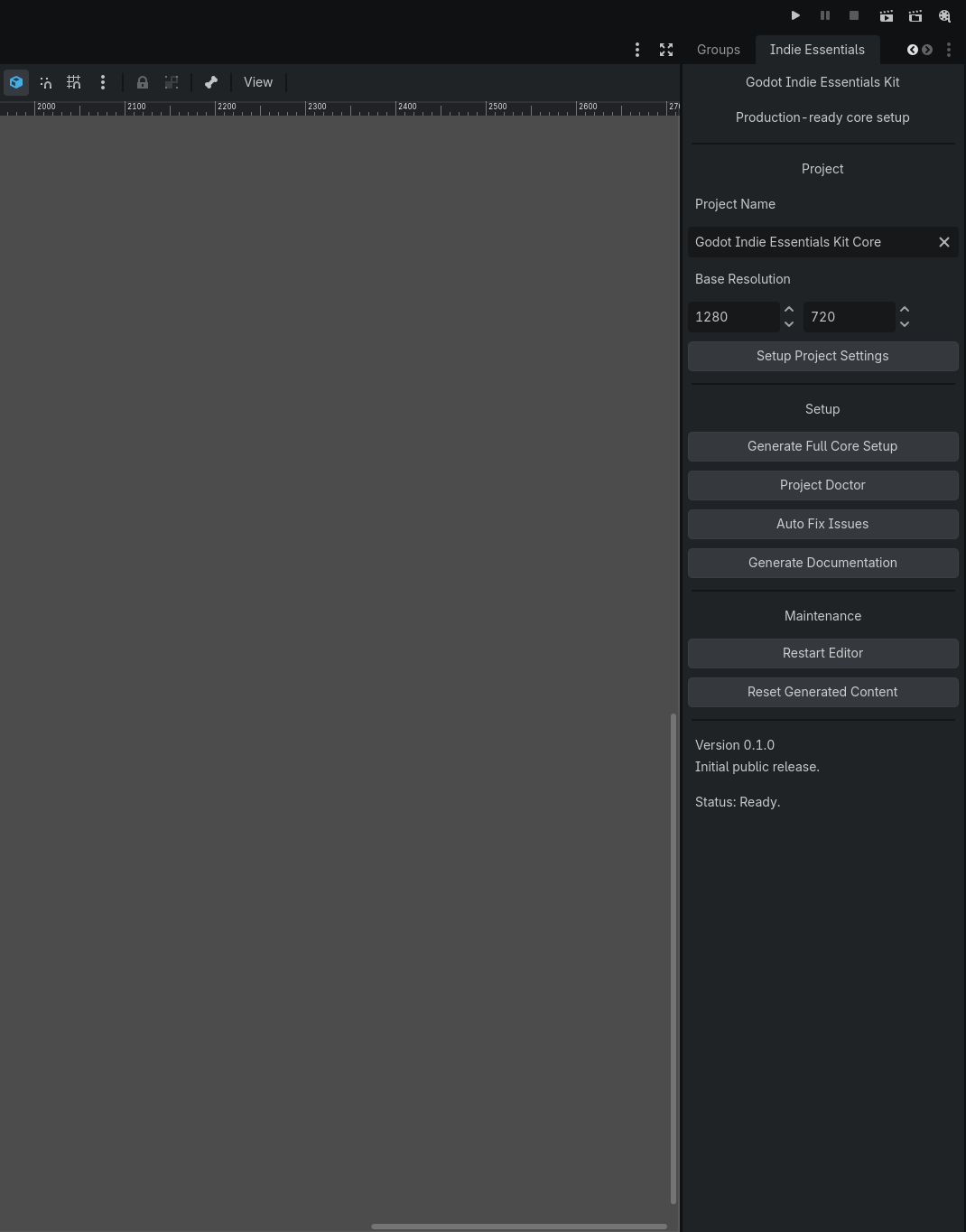 Screenshot 3 for Godot Indie Essentials Kit - Core