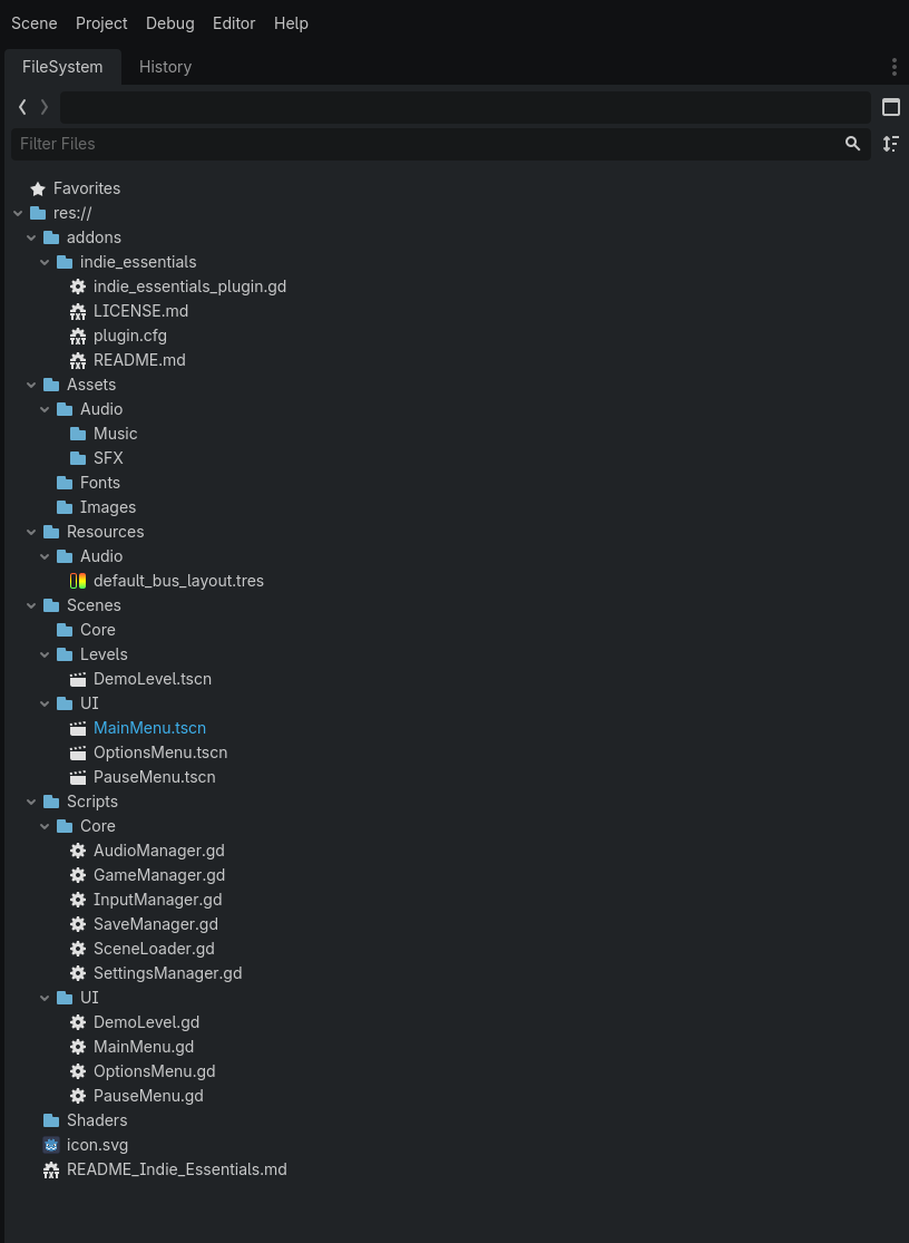 Screenshot 4 for Godot Indie Essentials Kit - Core
