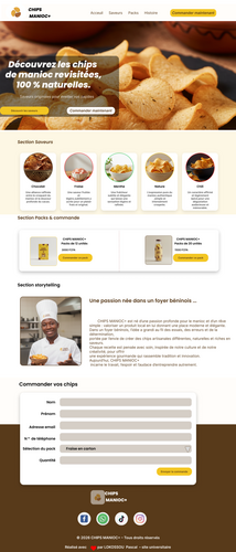 Premium Food & Chips E-commerce Landing Page | Figma UI Template by ...