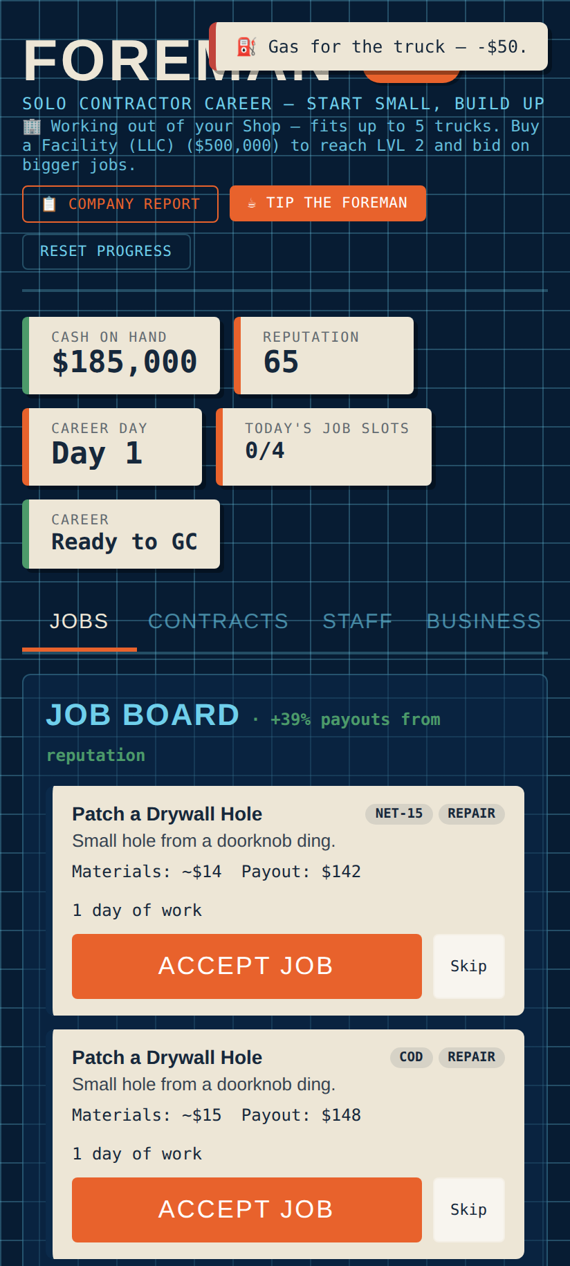Screenshot 3 for The Foreman