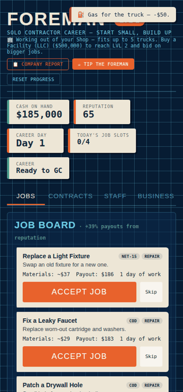 Screenshot 7 for The Foreman