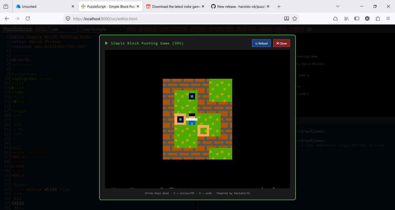 Screenshot 4 for Puzzlescript for Sega Master System