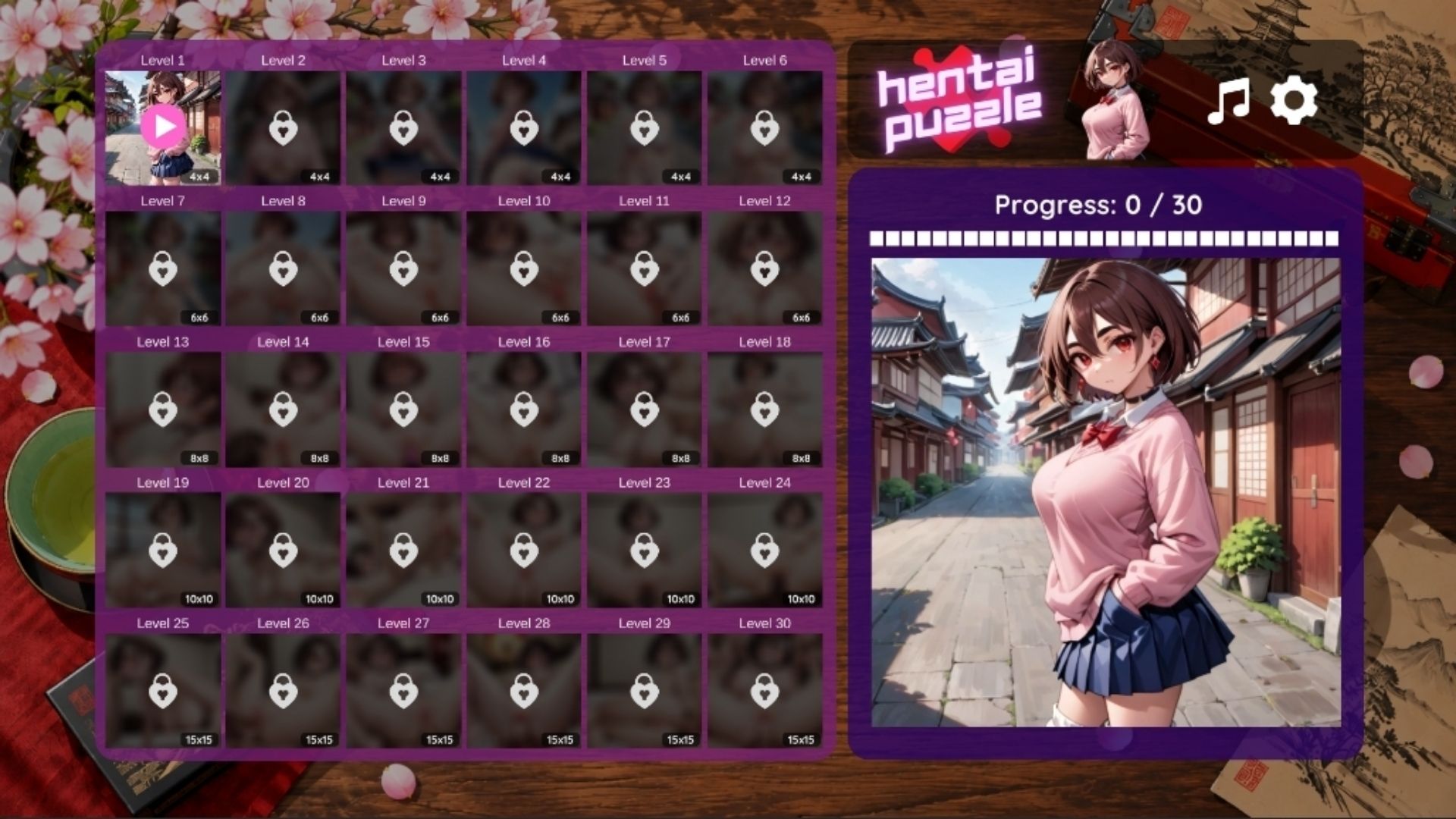 Screenshot 2 for Hentai Puzzle: Reika