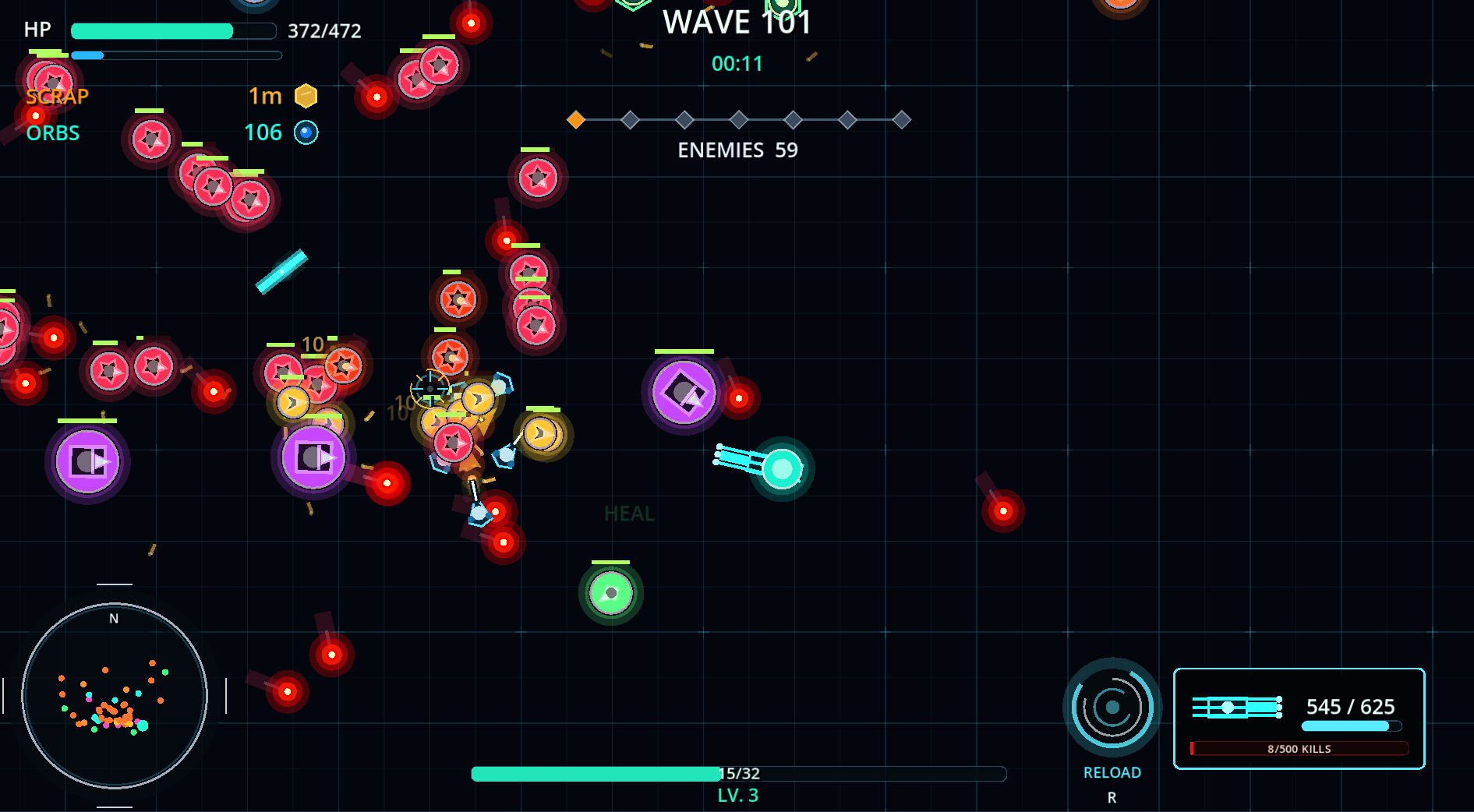 Screenshot 5 for Neon Outbreak