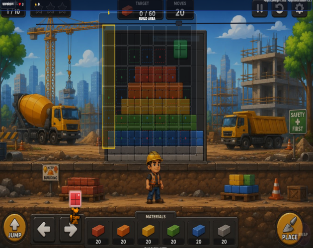 Screenshot 2 for Purple Brick Builder