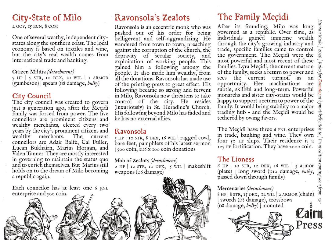 Screenshot 3 for Civil Strife in Milo