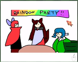 Screenshot 4 for Tewi jumps off a Mountain and Dies GAIDEN ~Wakasagihime climbs a Mountain and collects Rainbow Dragon Gems~