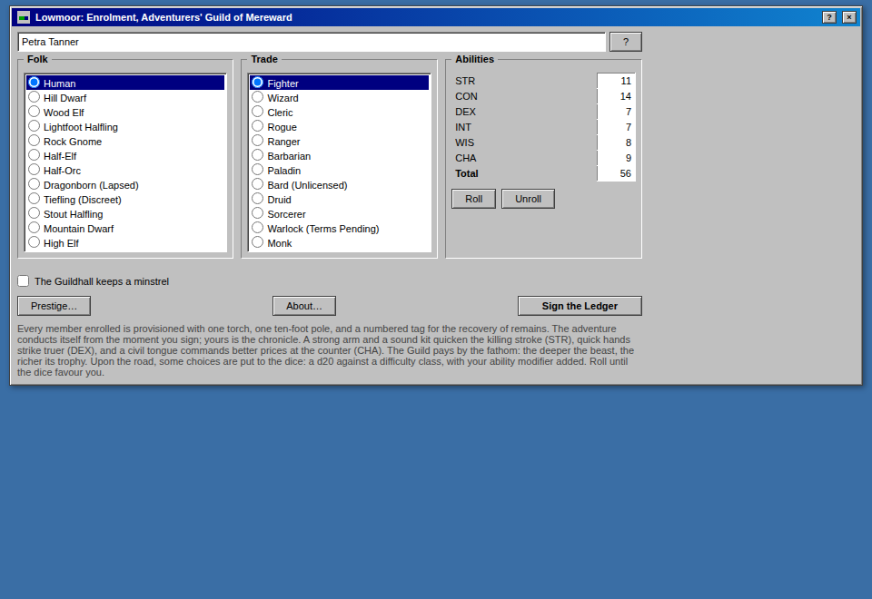 Screenshot 2 for Lowmoor Idle RPG: An Adventurer's Chronicle