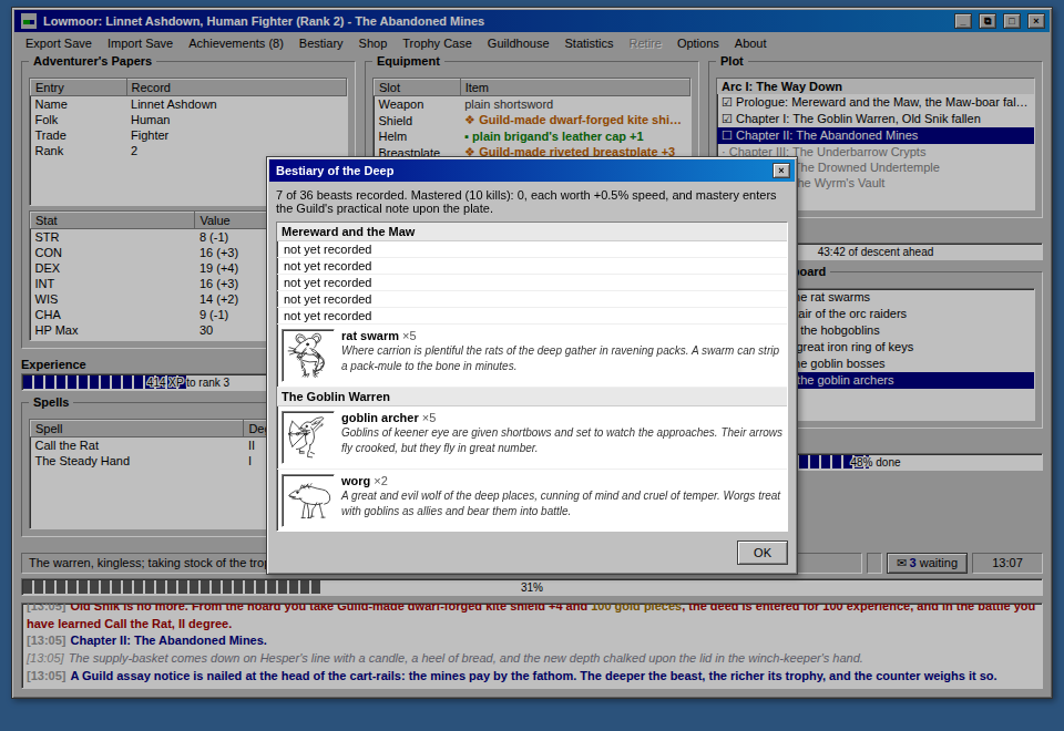 Screenshot 7 for Lowmoor Idle RPG: An Adventurer's Chronicle