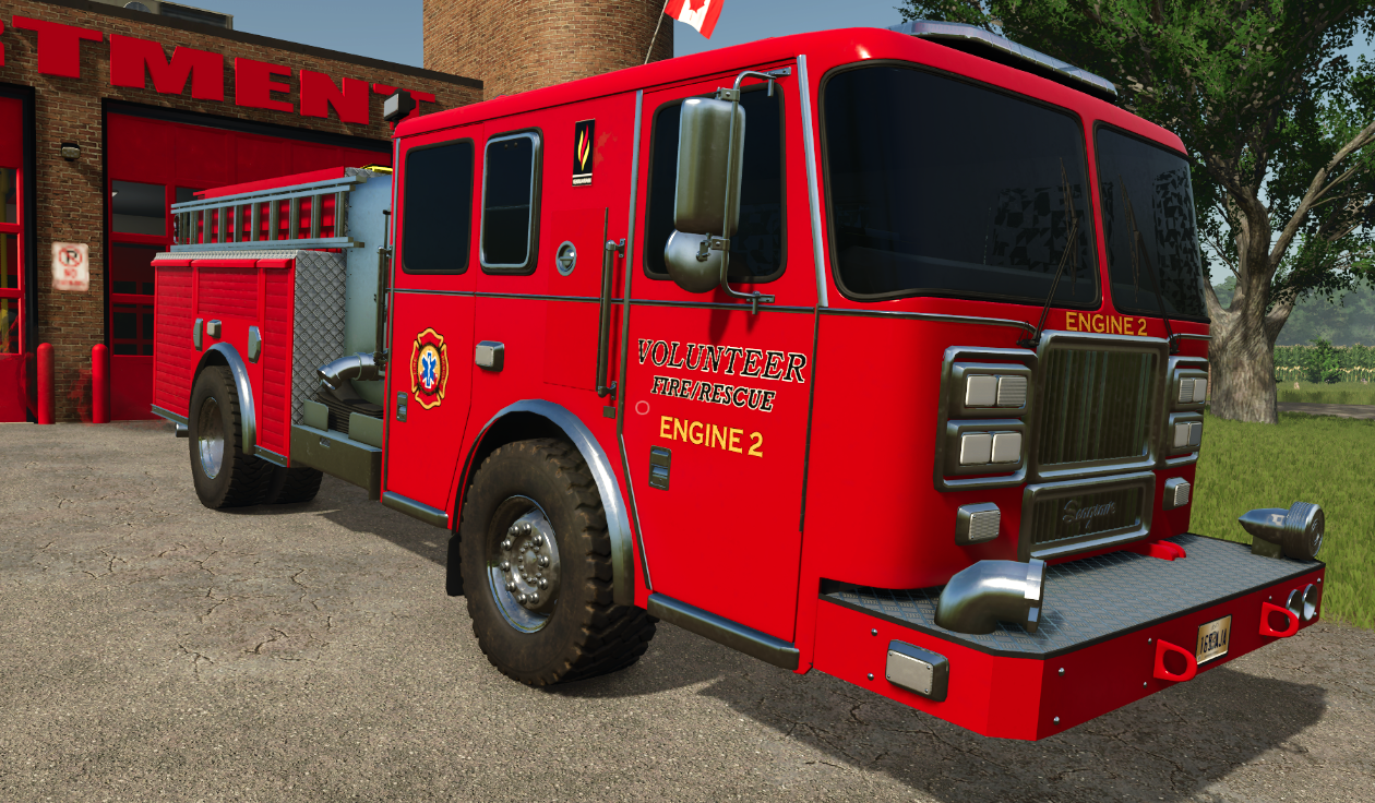 Screenshot 2 for FS25_FireTruck_SeagraveEngine