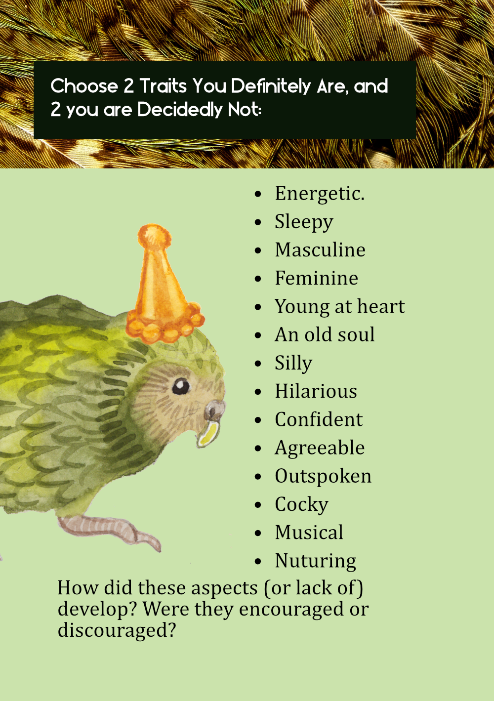 Screenshot 3 for you are a kākāpō and it is your birthday!