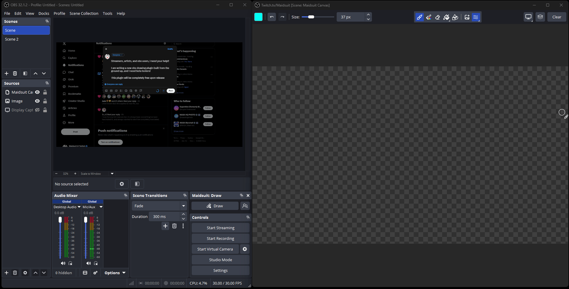 Screenshot 7 for OBS Maidsuit: Draw