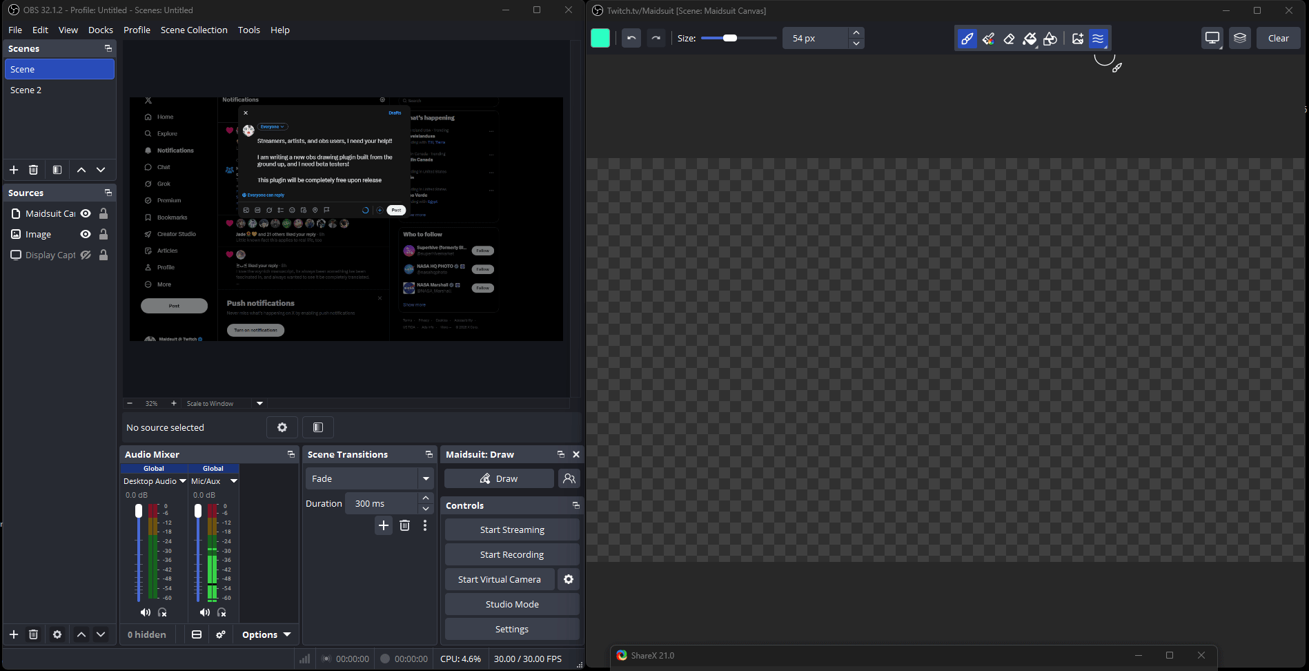 Screenshot 5 for OBS Maidsuit: Draw