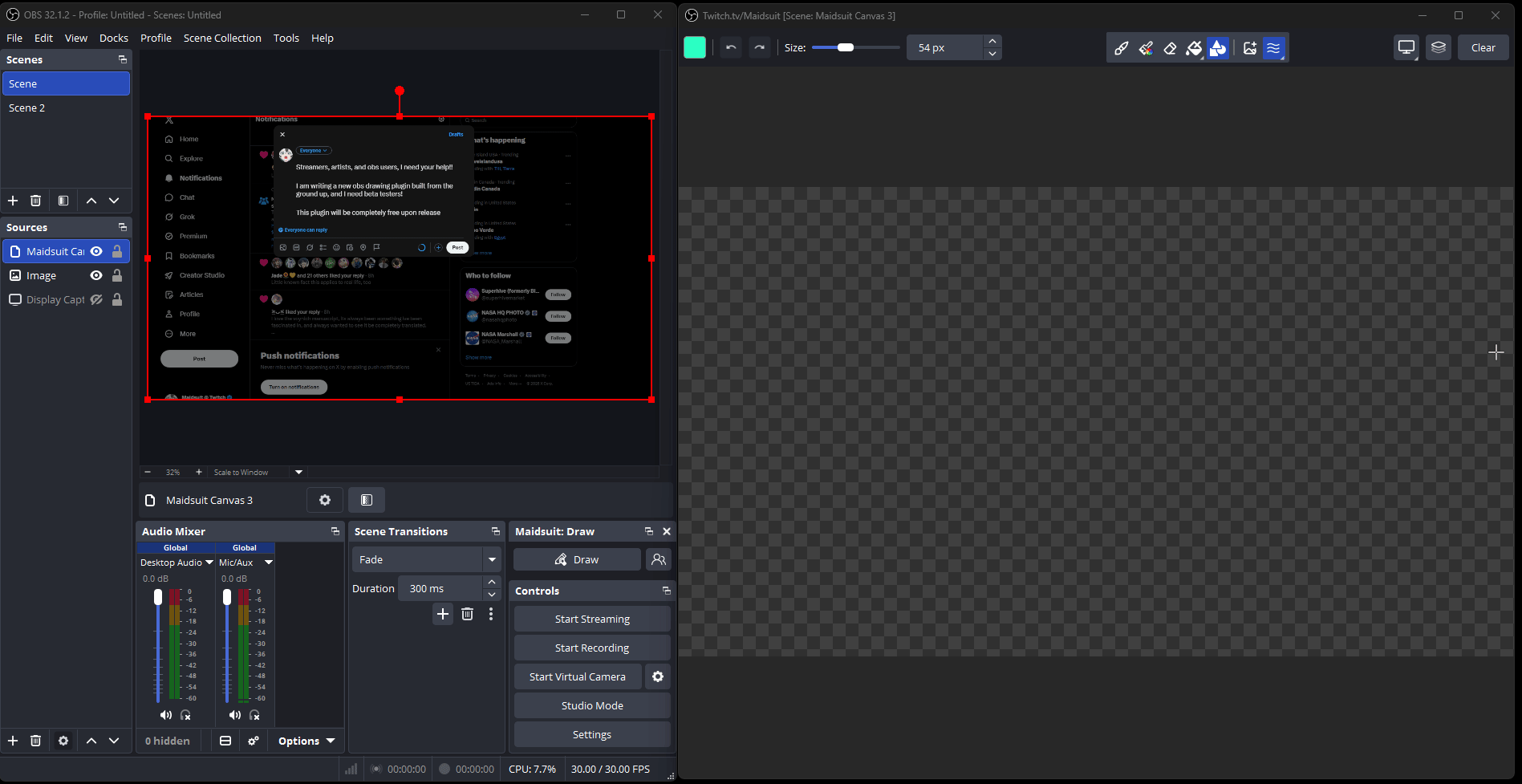 Screenshot 4 for OBS Maidsuit: Draw