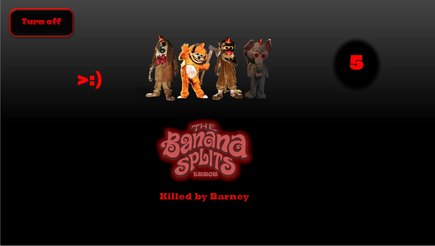 Screenshot 4 for The Banana Splits Error