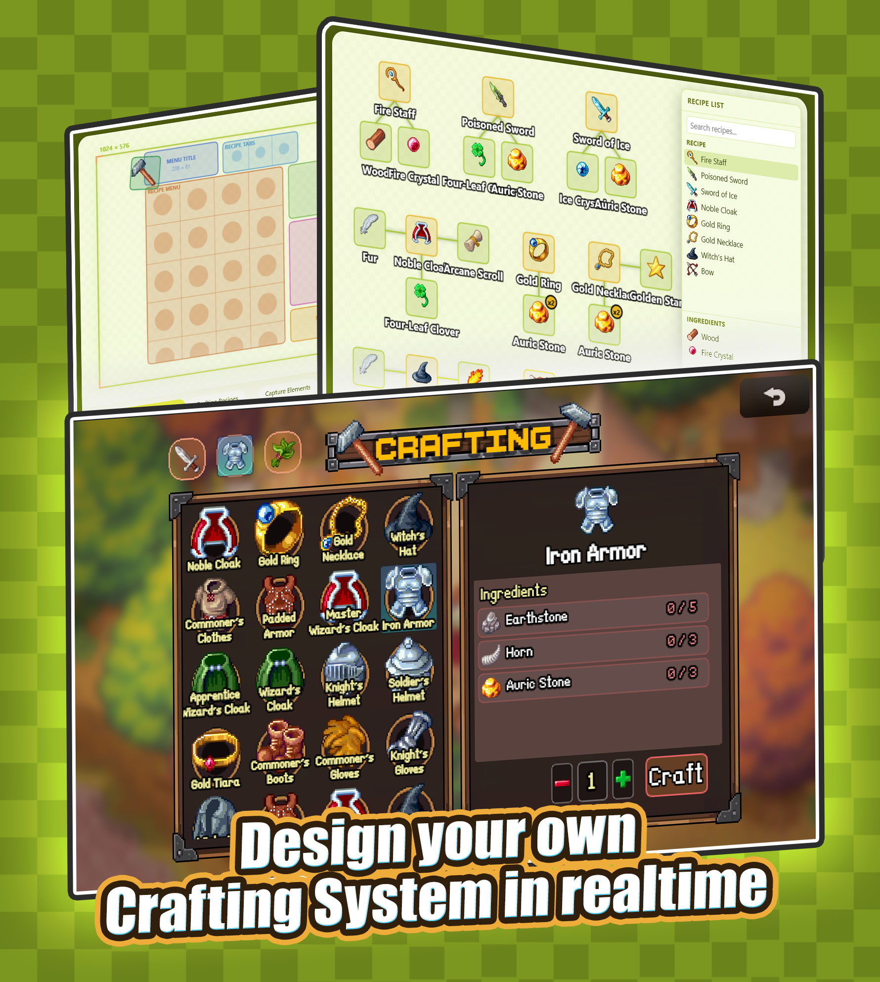 Screenshot 2 for Hendrix Crafting Master - RPG Maker MZ Plugin