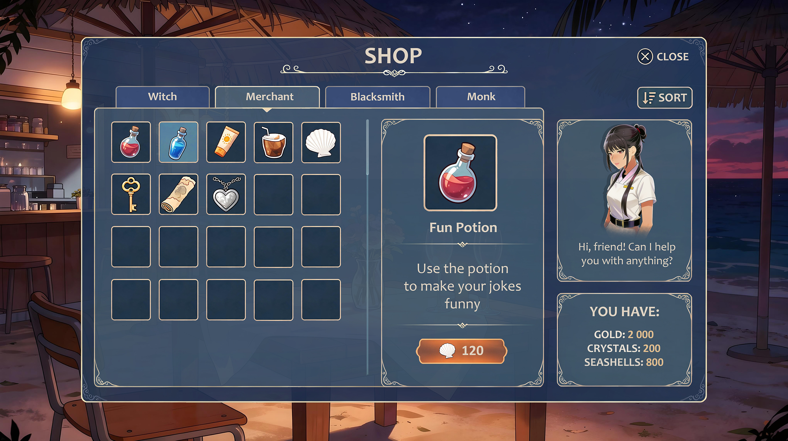Anime Visual Novel Life Sim UI Pack (4K, Kit) by hamstersgaming