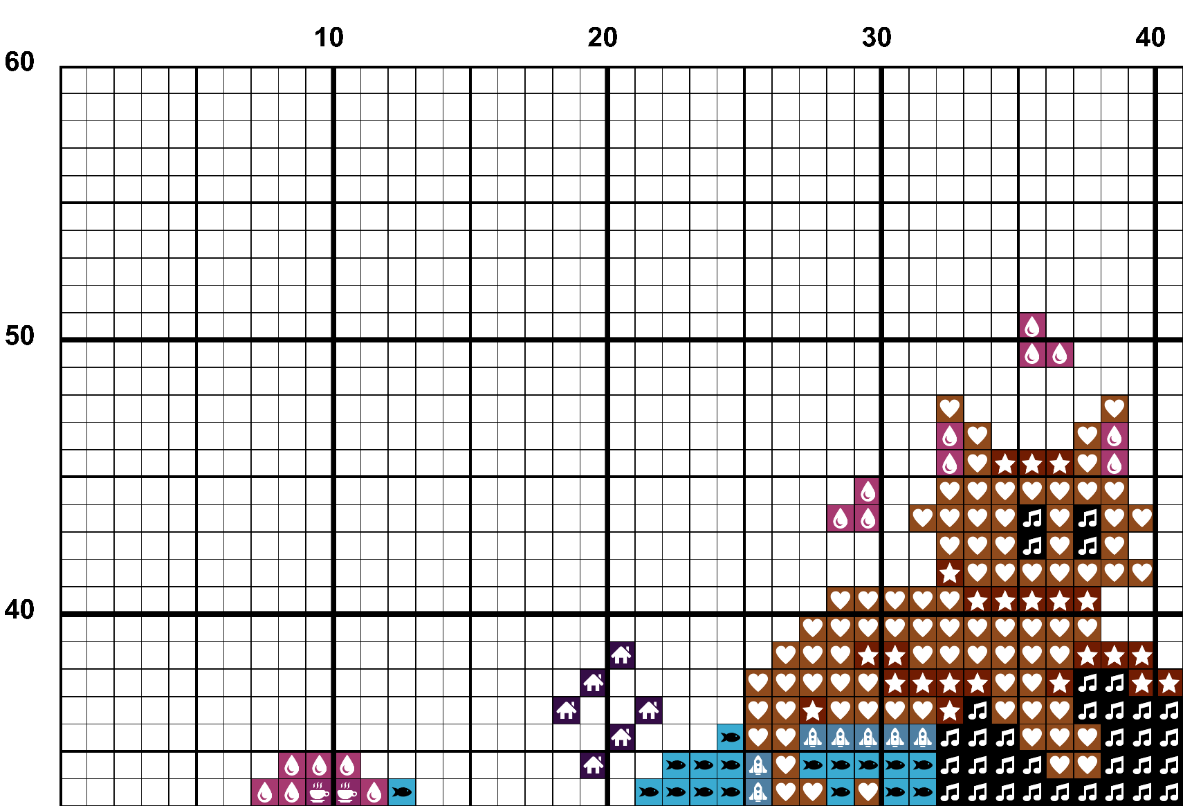 Screenshot 3 for Group Yoga - Cross Stitch Pattern
