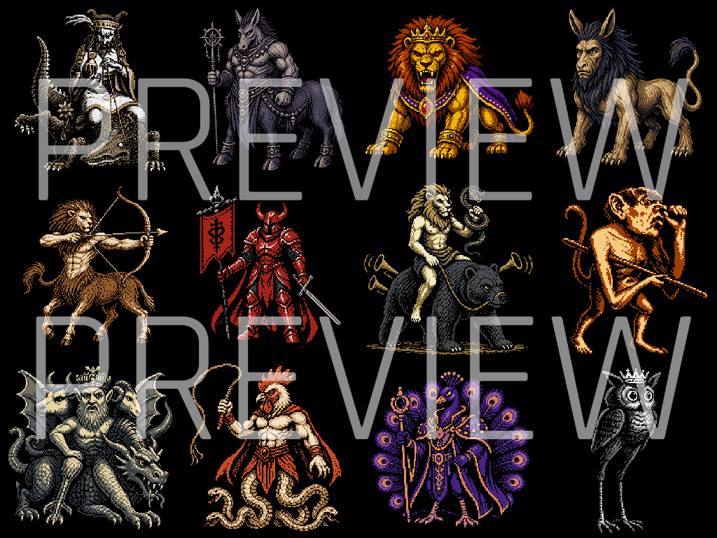Ars Goetia Complete Collection – 72 Demons & Sigils by NeoPixelBoyCo