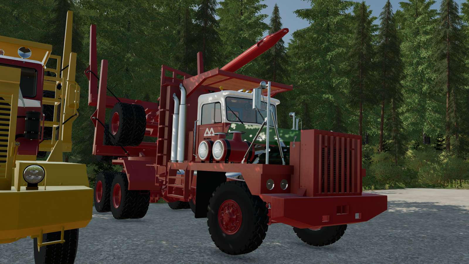 Screenshot 2 for FS22 Mack CL350 Off Highway Logging Truck