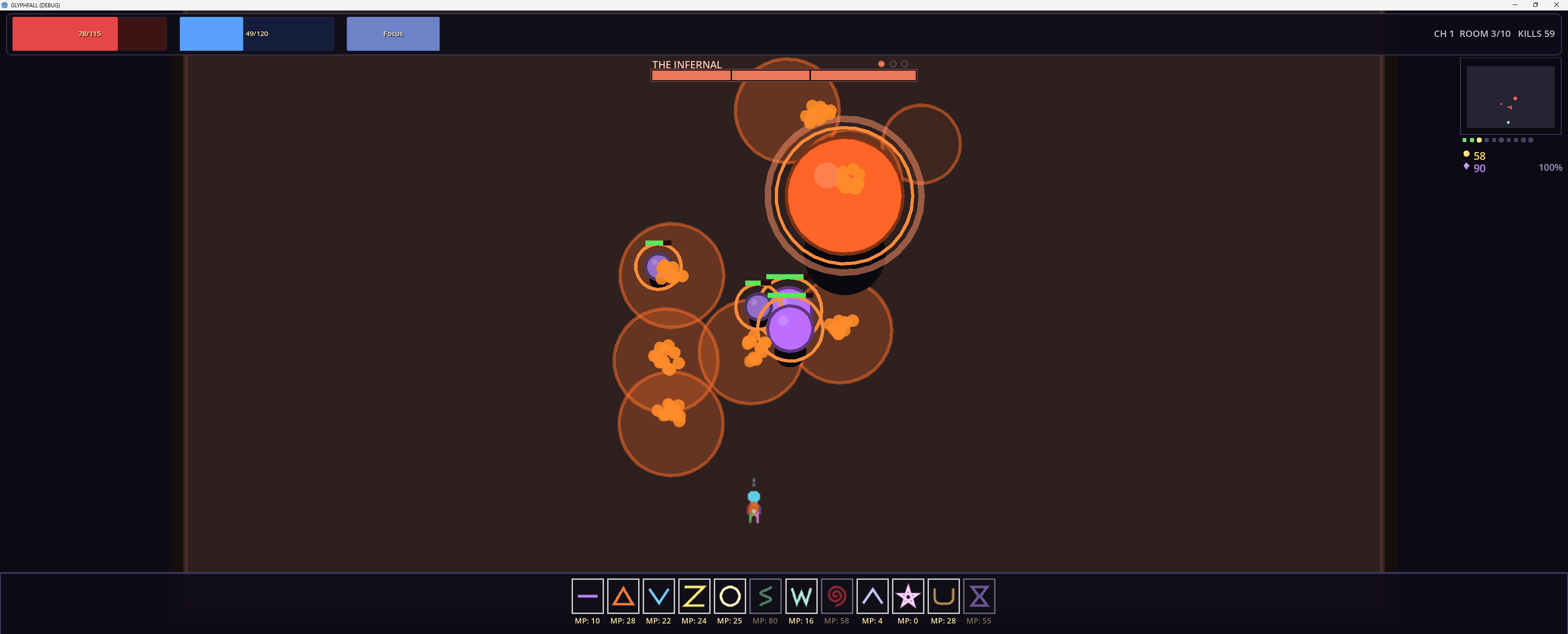 Screenshot 3 for Glyphfall
